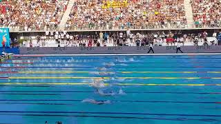 THOMAS CECCON European Swimming Championship Roma 2022 100 backstroke original final GOLD MEDAL [upl. by Assirok611]