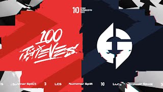 100 vs EG  Week 5 Day 2  LCS Summer Split  100 Thieves vs Evil Geniuses 2022 [upl. by Pinsky]