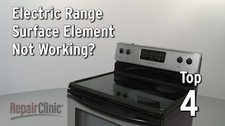 Surface Element Not Working — Electric Range Troubleshooting [upl. by Alliscirp60]