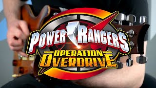 Power Rangers Operation Overdrive Theme on Guitar [upl. by Ariam]