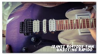 Ibanez RG470DX TMN  Unboxing Rápido [upl. by Aikyn]