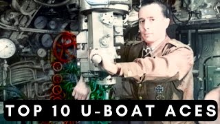 Uboat Aces – Top 10 Most Successful Uboat Commanders of the German Navy [upl. by Ardnos]