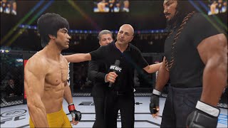 Bruce Lee vs Pathaan 🇮🇳 Indian Agent  EA Sports UFC 4  Epic Fight 🔥🐲 [upl. by Wally]