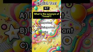 English Synonym Quiz  Vocabulary Test  Word Drill Trivia synonyms english quiz vocabulary fun [upl. by Addiego]