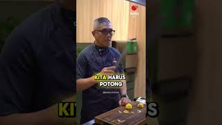 Potong buah 🍎 pakai pisau roti 🍞 sharpknives knifesharpening breadknife pisaudapur asahpisau [upl. by Soren]