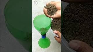 How to make flower pot using plastic bottle [upl. by Inahpets]