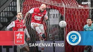 Lat staat twee wonderschone treffers van Bryan Smeets in de weg 🥅  Samenvatting MVV  De Graafschap [upl. by Ainola]