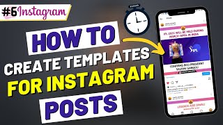 How to make templates for Instagram Hindi  Instagram Posts Template  Prabhat Thakur [upl. by Yelruc]