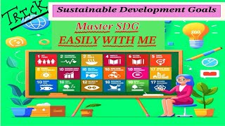 Sustainable Development Goals Easiest Trick to Learn Them  How to memorise SDG  UPSC  UPPSC [upl. by Vassili]