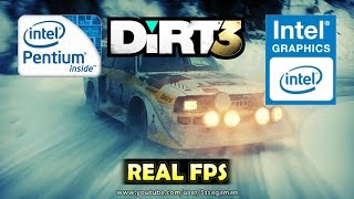 Lenovo G series Pentium B960  Intel HD Graphics  Gaming test 3 DiRT 3 [upl. by Asillam]