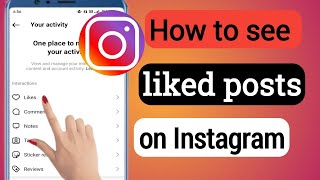 How to see liked posts on Instagram  Instagram posts youve liked option not showing 2023 [upl. by Bremble979]