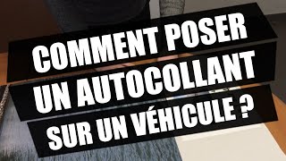 Tuto  Comment poser un sticker sur une voiture [upl. by Hurley]