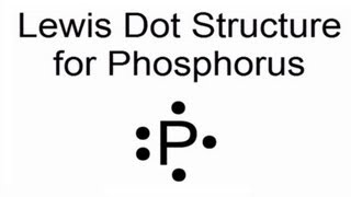 Lewis Dot Structure for Phosphorous Atom P [upl. by Sessler]