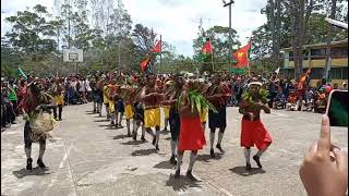 September 16 Aiyura National School of Excellence Dance performed by the NGI students Avorong [upl. by Rayshell793]