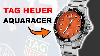 TAG Heuer Aquaracer Professional 300 Orange Diver WBP201FBA0632 Unboxing [upl. by Aseena]