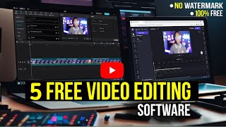 5 Best Free Video Editing Software For PC 2024 Without Watermark  Free Video Editing App [upl. by Rice]