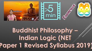 Buddhist Philosophy  Indian Logic NET Paper 1 Revised Syllabus 2019 [upl. by Brian]