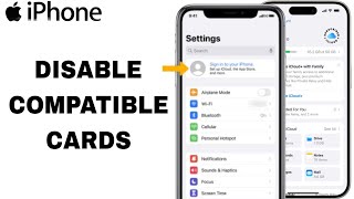 How To Disable Compatible Cards On iPhone Settings [upl. by Ingaberg911]