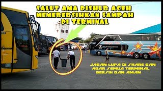 HARUS DI CONTOH Mudik Nyaman Bersama BUS TERMEWAH DI INDONESIA DI Terminal Batoh Banda Aceh [upl. by Derwin491]