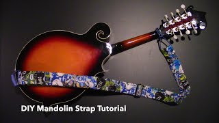 DIY Mandolin  Guitar Strap Tutorial [upl. by Blakeley990]