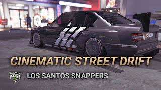 Cinematic Street Drift  Los Santos [upl. by Mond]