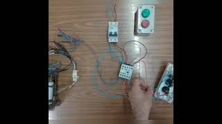 Como conectar Marcha y Parada de motor monofásico con contactor [upl. by Akener]