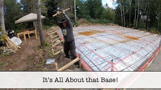 Building the Shop  Part 30  The Base Is Finished [upl. by Ardied]