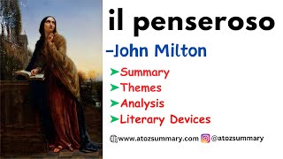 il Penseroso by John Milton Summary Analysis Themes amp Literary Devices [upl. by Galer]