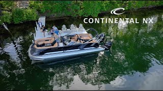 Crest Pontoon Boats  2023 Continental NX [upl. by Ralf782]