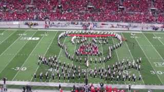 Ohio State Marching Band Hollywood Blockbusters Halftime Show 10 26 2013 OSU vs Penn State [upl. by Elleunamme]