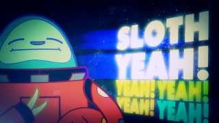 Sloths In Space  animated music video  MrWeebl [upl. by Baugh]