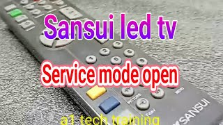 sansui led tv service mode open [upl. by Zandra247]