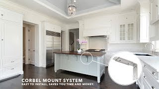 HOWTO Install the Corbel Mount System Easy to Install SAVES TIME amp MONEY [upl. by Ahtnicaj]