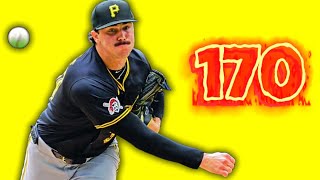 Every Strikeout From Paul Skenes Rookie Year 2024 Highlights [upl. by Anidan]