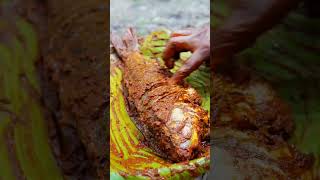 Local Fish fry Tied up with banana leaf  localfishfishfishfryshortvideofood SameerAxom [upl. by Northington]