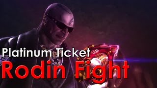 Bayonetta 2 Platinum Ticket Rodin Fight  Cutscene [upl. by Tevlev10]