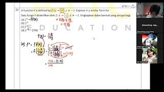 Tutor James Add Maths F4 Seminar 2024  Mandarin conducted [upl. by Nivaj]