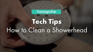 Hansgrohe Tech Tips How to Clean a Showerhead [upl. by Ronoel561]