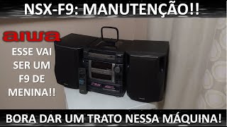 Aiwa NSXF9 Manutenção [upl. by Ecneitap]