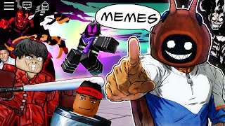 ROBLOX Strongest Battlegrounds Funny Moments 2 MEMES [upl. by Ellette]