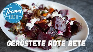 Gerösteter Rote Bete Salat mit Feta und Senfdressing [upl. by Varden]