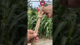 Wow done in seconds The strongest knot in the world [upl. by Teteak711]