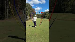 8iron 162 low trap draw golf golfswing pinetreecc [upl. by Chadd]