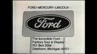 Ford Factory Tour Commercial from 1979 [upl. by Dwane]