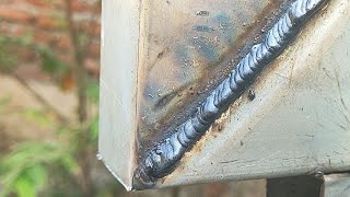 new discovery on how to weld 08mm galvanized pipe [upl. by Kirenoj]