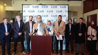 CAIRChicago Press Conference addressing Islamophobic tweets by IL District 6 Sen Sara Feigenholtz [upl. by Garnet346]