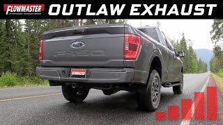 2021 Ford F150 2 7T 35T amp 50L  Flowmaster Outlaw Exhaust  817981 [upl. by Aubigny]