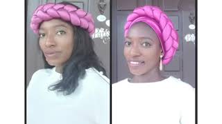 Trending Braided Headband Tutorial  DIY 2 in 1 Headwear making [upl. by Ranitta541]