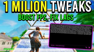 Best Fortnite PC FPS BOOST  quotOPTIMIZATIONquot FPS BOOSTER for Fortnite Increase FPS amp Tweaks [upl. by Sykes151]