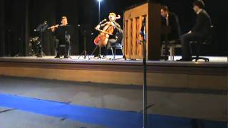 Damase sonate en concert pour flûte piano et cello aria [upl. by Neirod449]